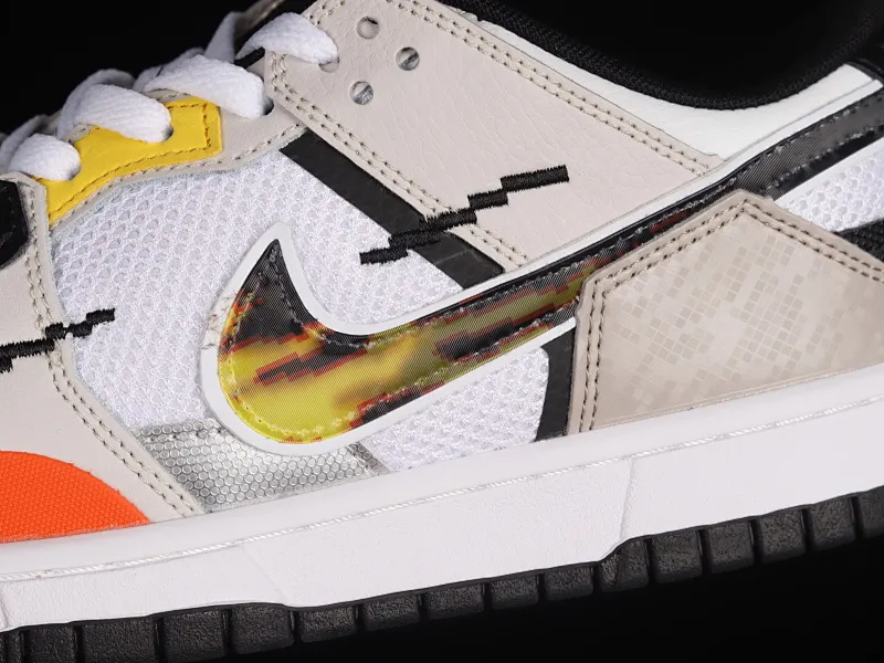All categories Nk SB Dunk series Nk SB Dunk Low low-top skate shoes Nk Dunk Scrap stitching low-top skate shoes DX6058-101